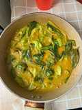 Gulai ciwis / sawi kecil pakai bumbu gulai beli jadi di pasar