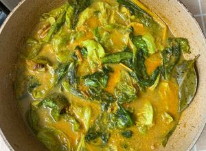 Foto resep Gulai ciwis / sawi kecil pakai bumbu gulai beli jadi di pasar