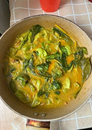 Foto resep Gulai ciwis / sawi kecil pakai bumbu gulai beli jadi di pasar