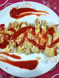 Sausage omelet roll🍳