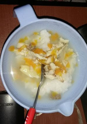 Foto resep Mpasi 9+,nasi sup ikan dan wortel