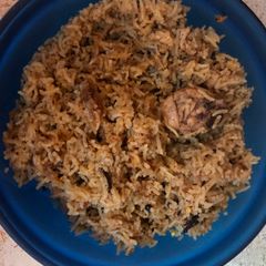 A picture of Chicken Biryani.