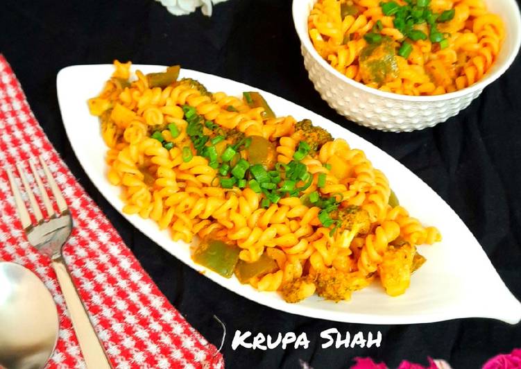 Recipe of Quick Fusilli pasta