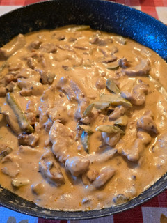 Sertésszűz Stroganoff recept fotója