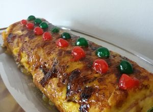 Una foto de Pionono de Navidad