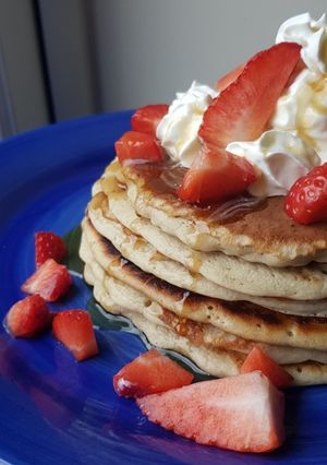 A picture of Sourdough Pancakes.
