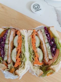 Foto resep 30. Wanpaku Sandwich Chicken Katsu Dressing Roasted Sesame
