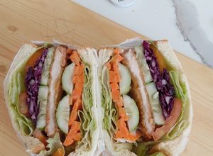 Foto resep 30. Wanpaku Sandwich Chicken Katsu Dressing Roasted Sesame