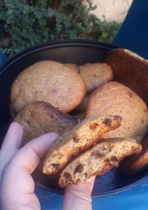 Foto principal de Cookies integrales con chips de chocolate y maní 🍪🍫