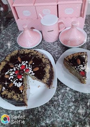 صورة لوصفة كيكه الطبقات