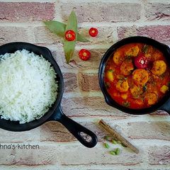 A picture of Prawns Curry.
