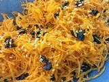 Salade de carottes râpées et pruneaux