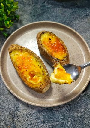 Foto resep Cheesy Ubi Brulee