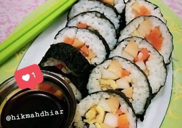 Sushi sehat ala anak kos