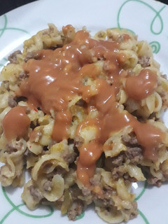 Foto de Macarronada de carne moída com molho Rozê