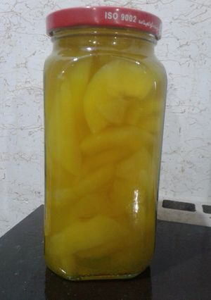 عکسی از دستور کمپوت سیب