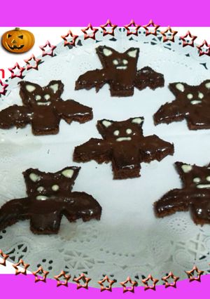 Una foto de Recetas para Halloween fáciles: murciélagos de chocolate