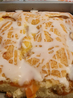 A picture of Peach Coffee Cake.