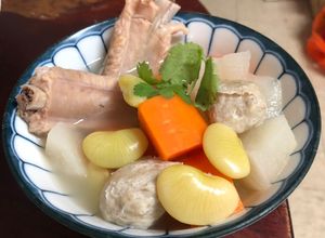 豆薯皇帝豆魚丸排骨湯 的食譜成品照片