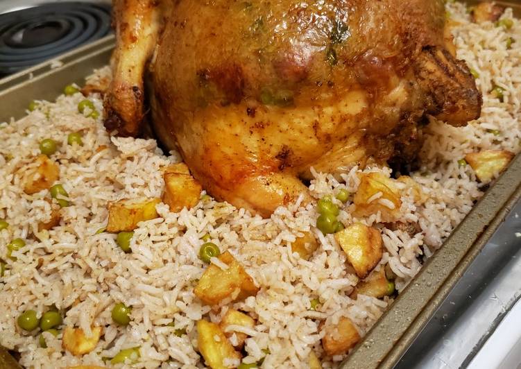 Step-by-Step Guide to Make Any-night-of-the-week Chicken with rice