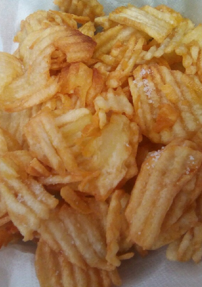 Una foto de Patatas chips onduladas