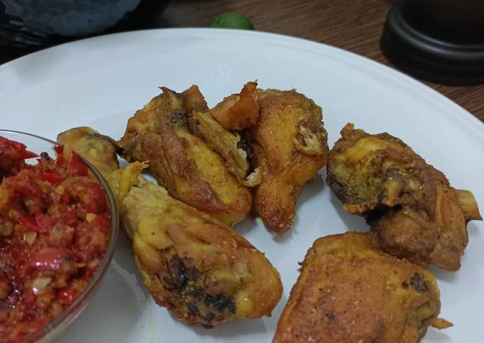 Ayam goreng tanpa minyak