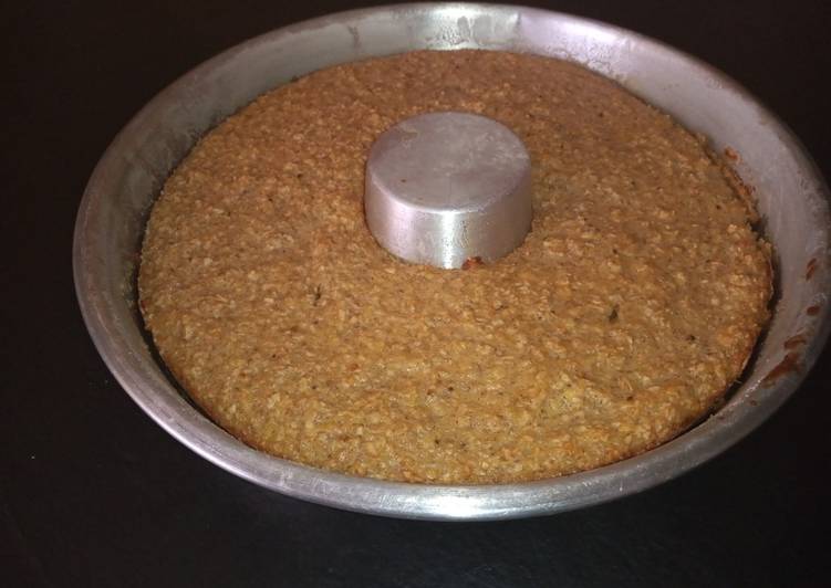 Recipe of Quick Budín de avena, banana y manzana