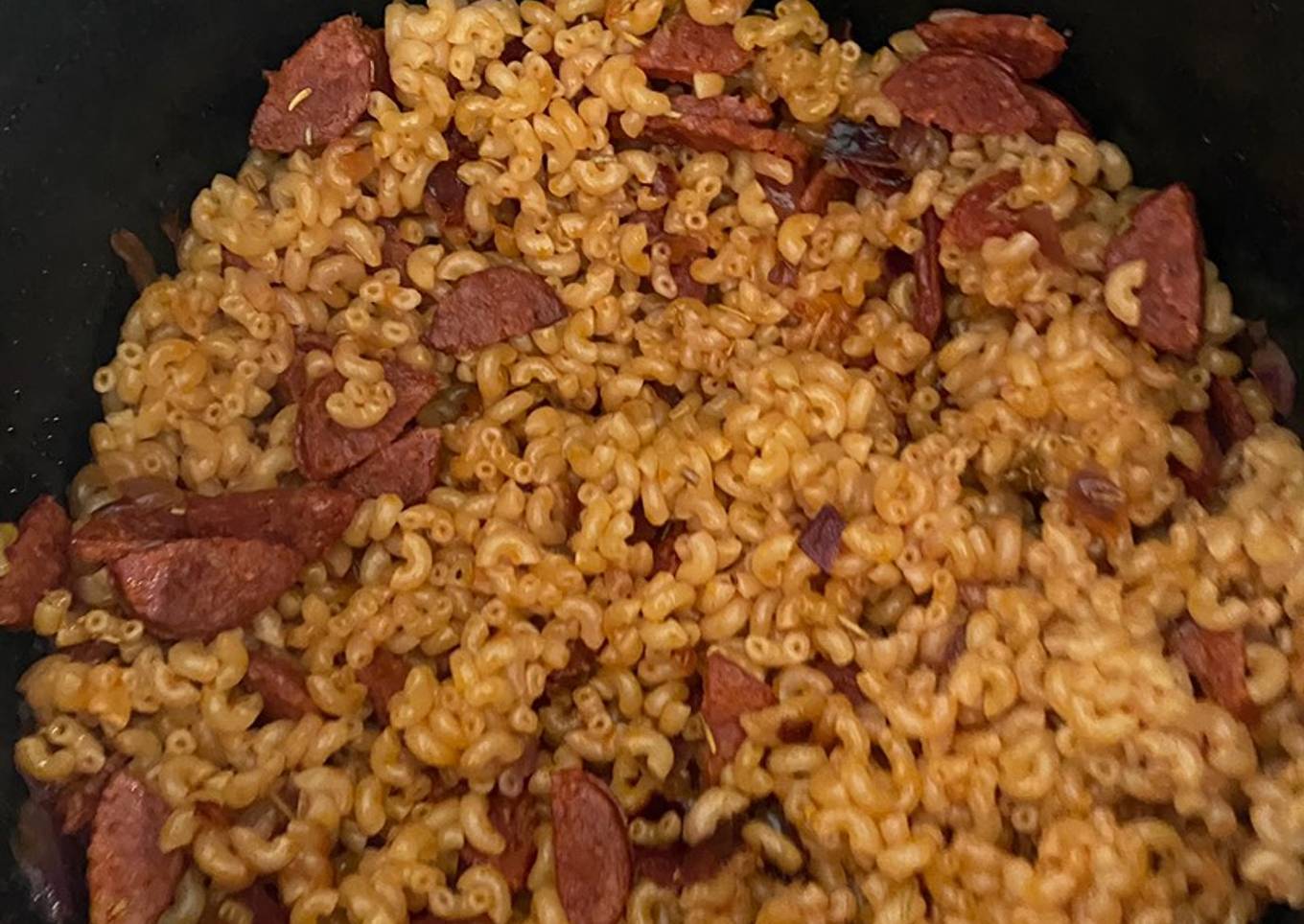 Coquillettes au chorizo