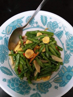 Foto resep Baby Jagung Masak Kacang Panjang