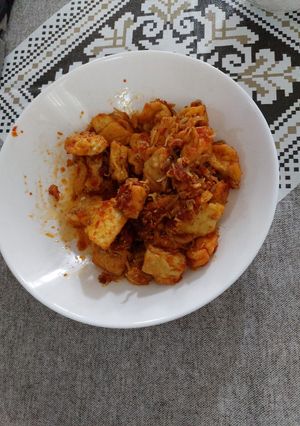 Foto resep Tahu Susu Teri Balado
