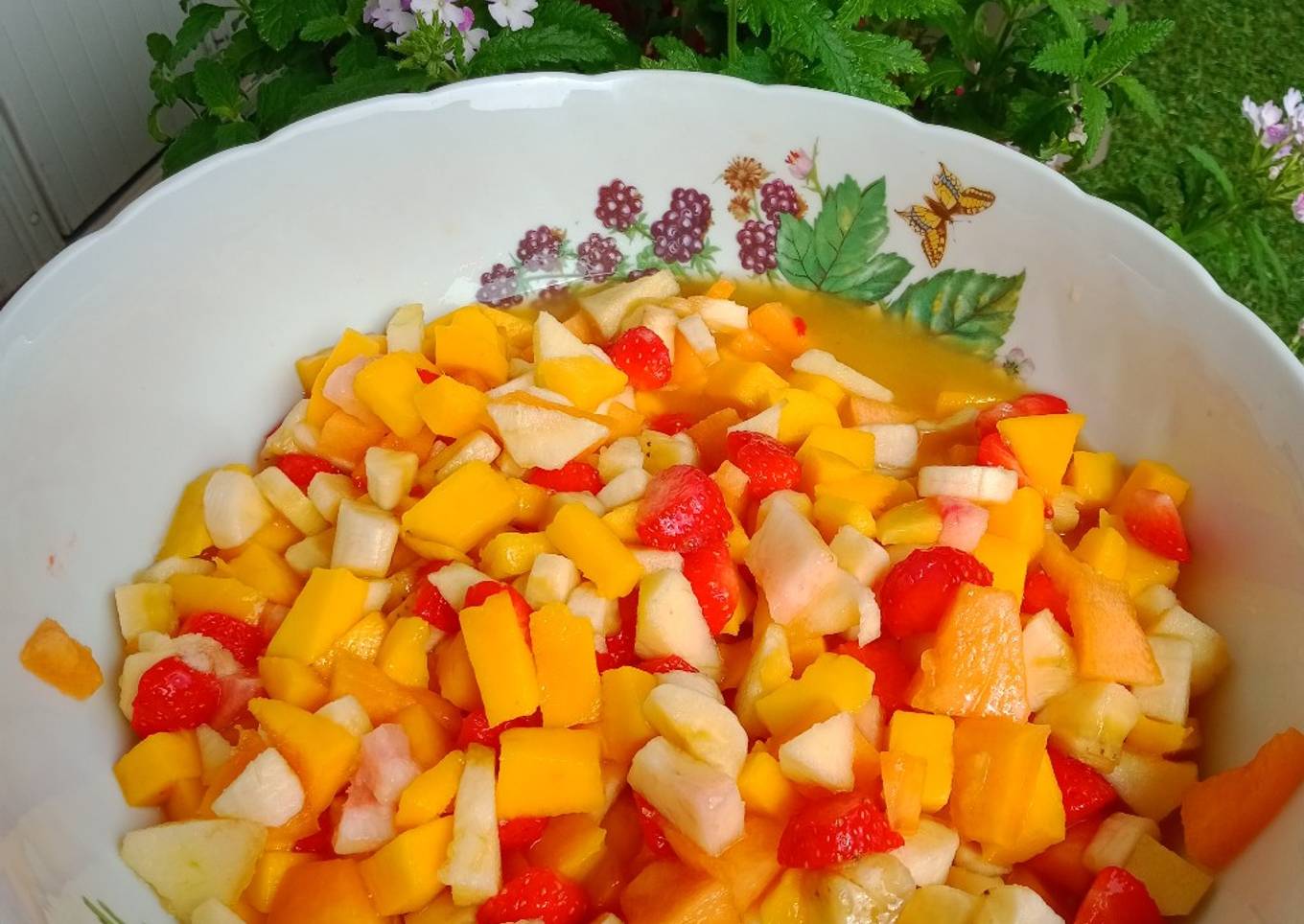 Recipe of Quick 🌺 Salade de fruits 🌺