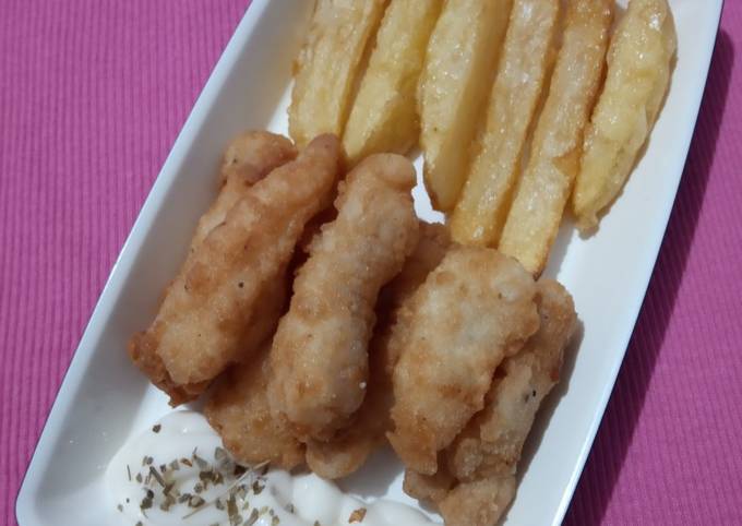 Cara Membuat 393) Fish and Chips Anti Gagal
