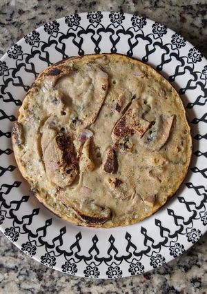 Foto de Grãomelete de cogumelos