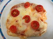 Una foto de tomates cherry al microondas