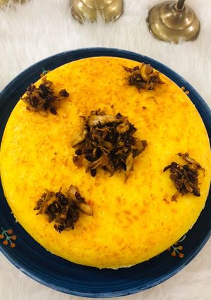 عکسی از دستور ته چین مرغ