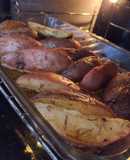 Papas al romero al horno