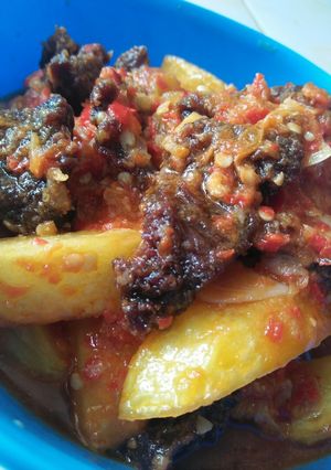 Foto resep Dendeng Batokok Cabe Basah