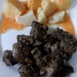 Hígados de pollo al ajo perejil