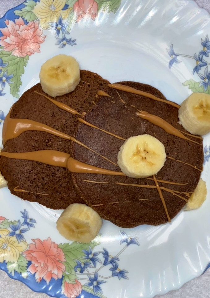 Una foto de Hot cakes de café