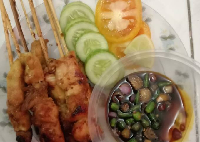 Resep Part 4 : sate ayam teflon #menualaanakkos yang Lezat