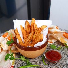 A picture of Potato Wedges.