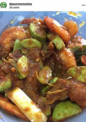 Foto resep Sambel udang pete