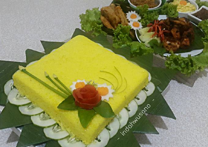 Cara Bikin Nasi Kuning Rice Cooker mudah dibuat Yang Sederhana