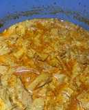 Lòng bò xào cà ri