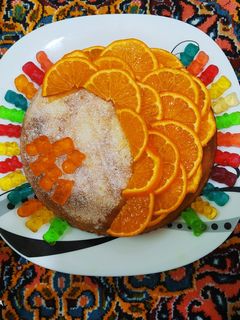 عکسی از دستور کیک پرتقالی