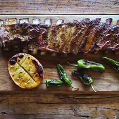 Una foto de Costillas de cerdo asadas