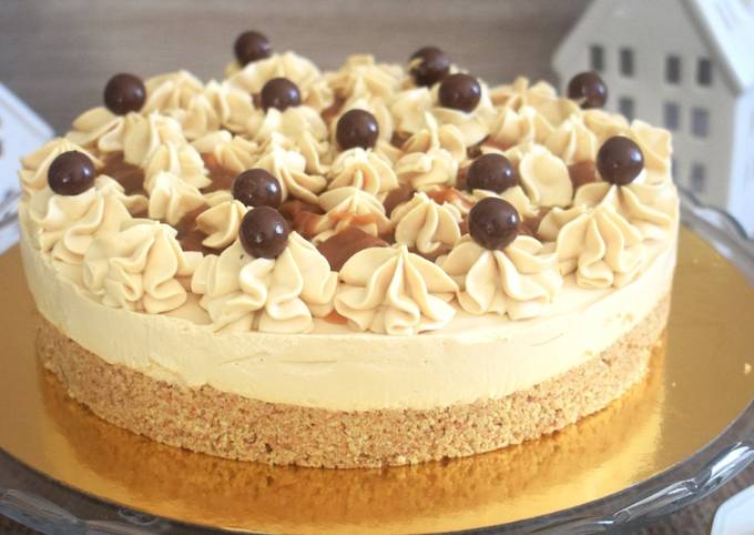 Recette Délicieuse Cheesecake au caramel beurre salé