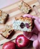 Cuadraditos de manzana y coco, sin azúcar, sin edulcorante, sin harina, sin balanza, 5 ingredientes
