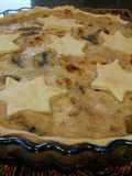 Crostata salata di pollo e funghi champignon
