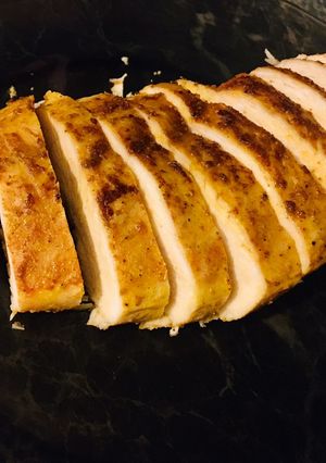 Egészben sült csirkemell recept fotója